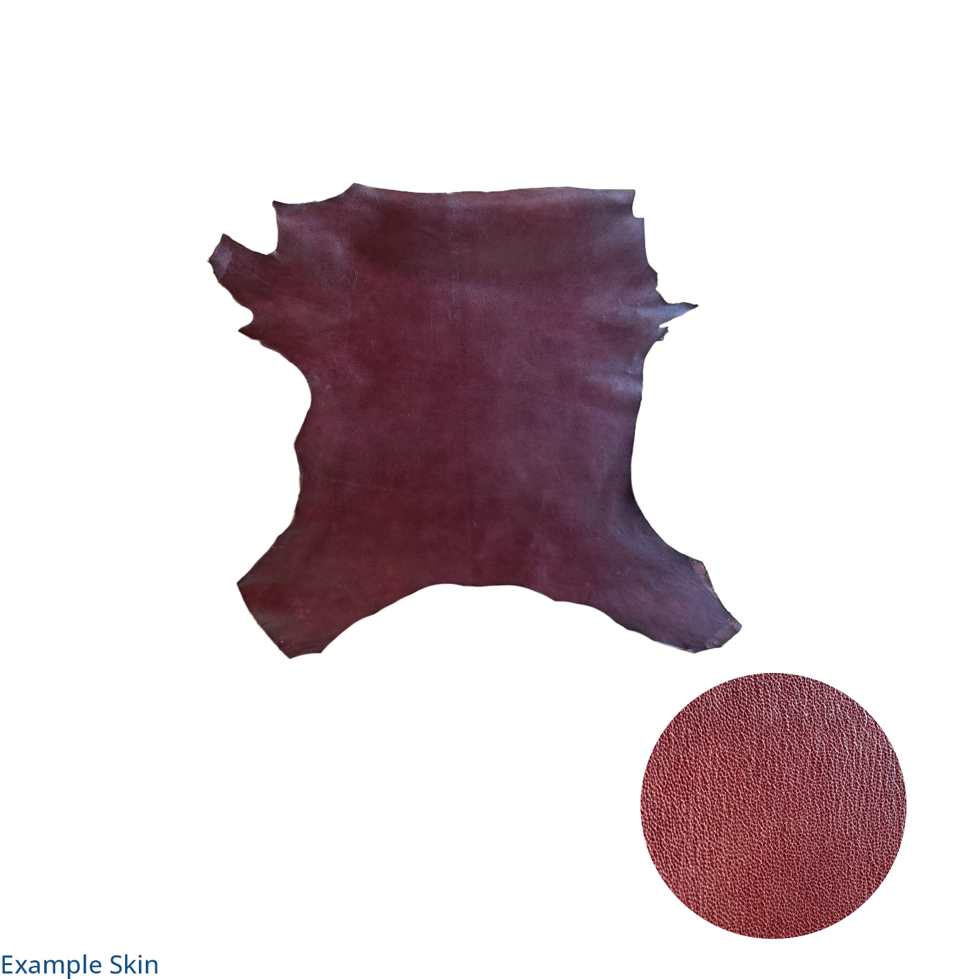 Aniline Lacquered Goat - Red/Brown