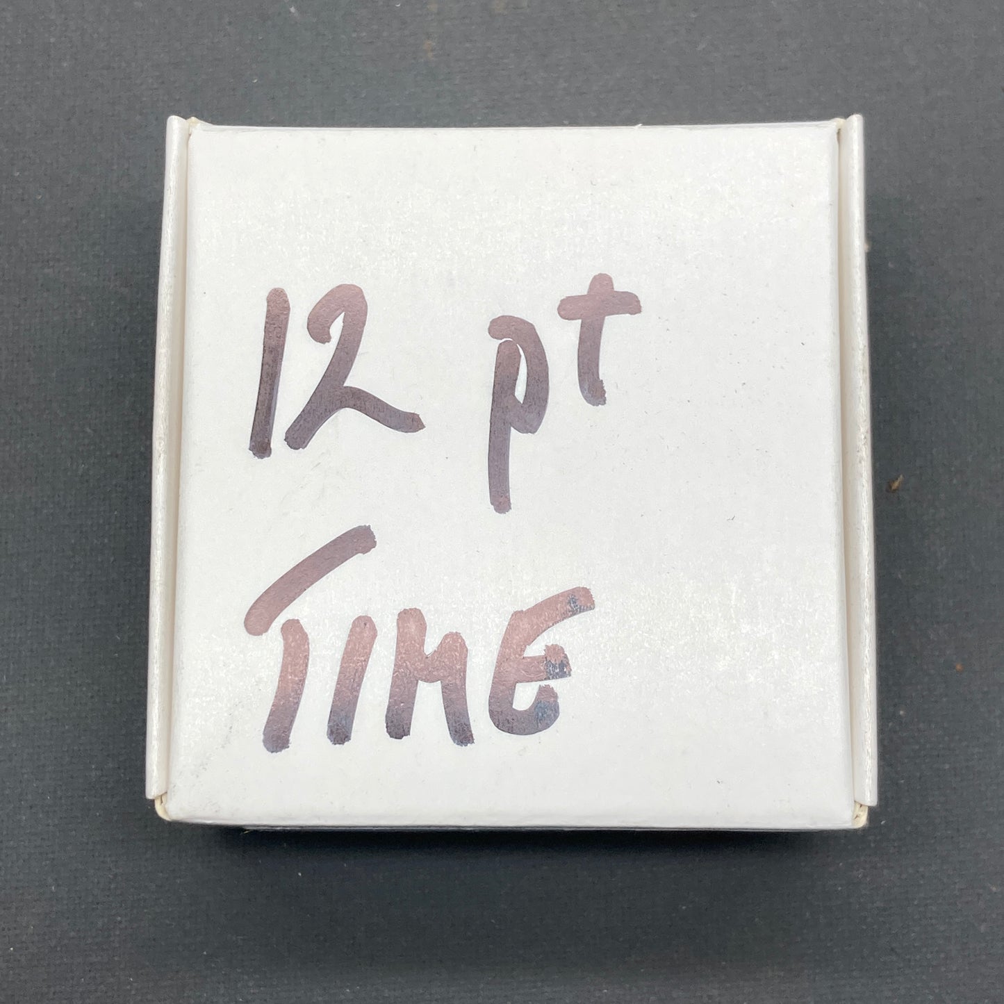 Brass Type - 12pt Times Roman