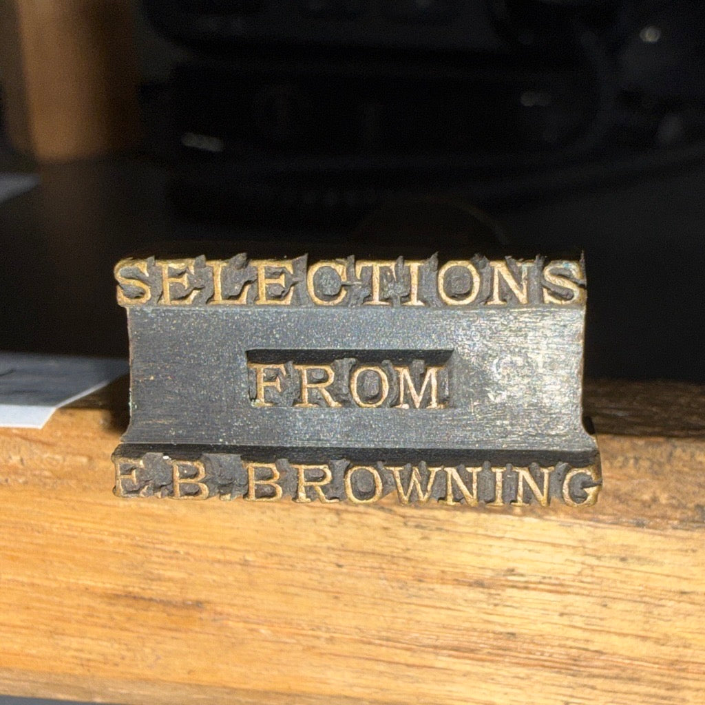 Selections From E.B. Browning