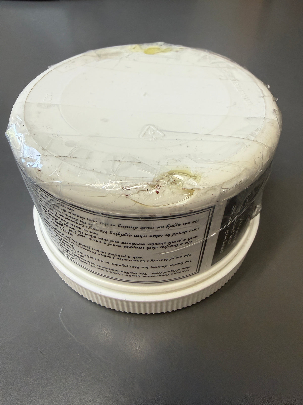 Damaged Marney's Leather Dressing