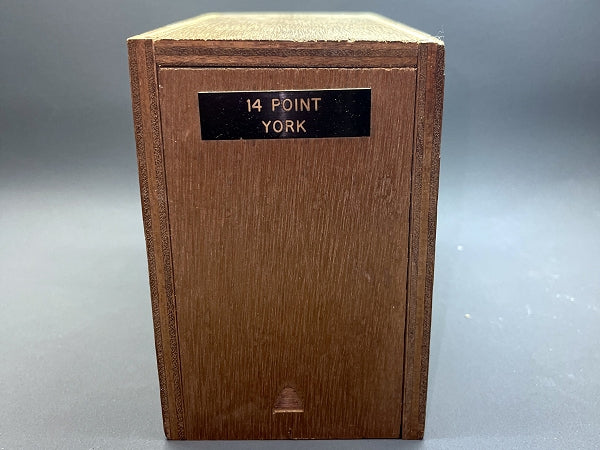 14pt York - Handle Letters