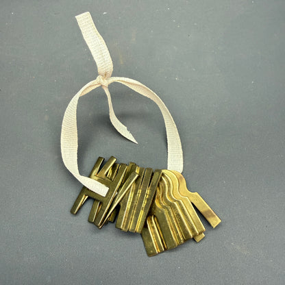 Second Hand Brass Sewing Keys