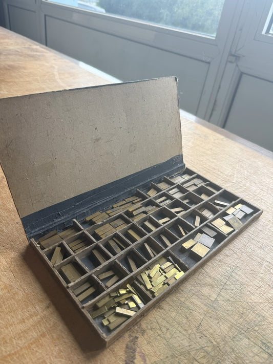 Brass Type - 16pt Edinburgh