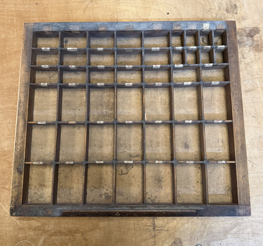Second Hand Type Tray - 6