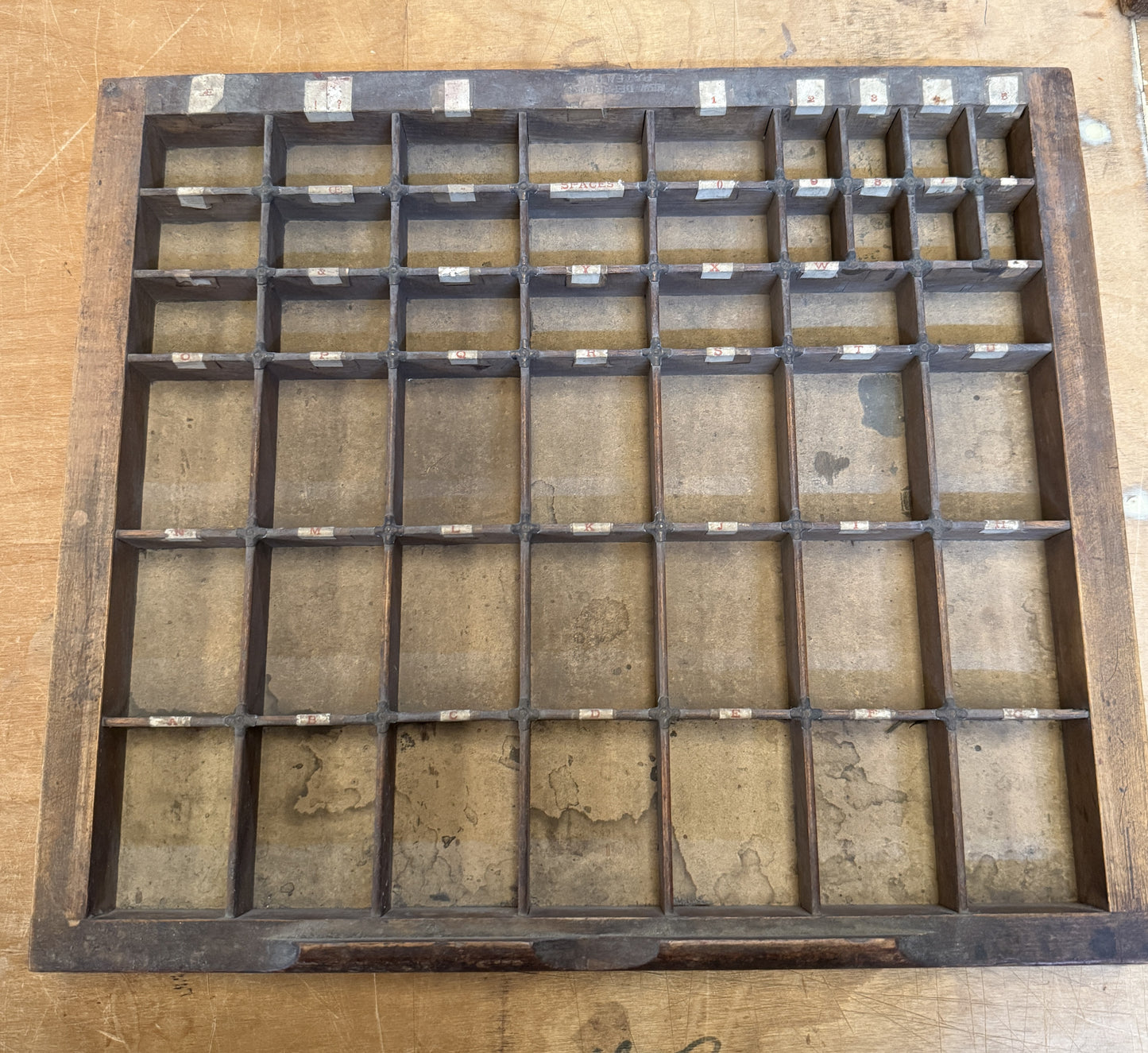 Second Hand Type Tray - 7