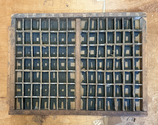 Large Second Hand Type Tray - 8