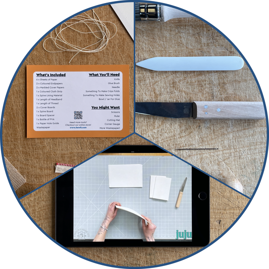 Beginner's Bookbinding Kit - Materials, Tools, & Tutorial