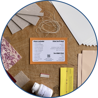 Beginner's Bookbinding Kit - Materials