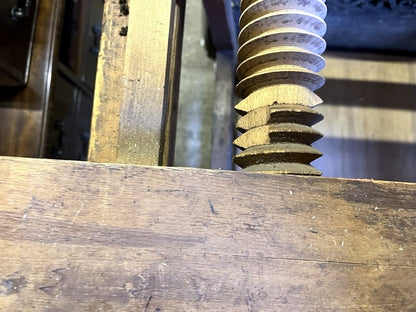 Tub and Laying Press on Wheels