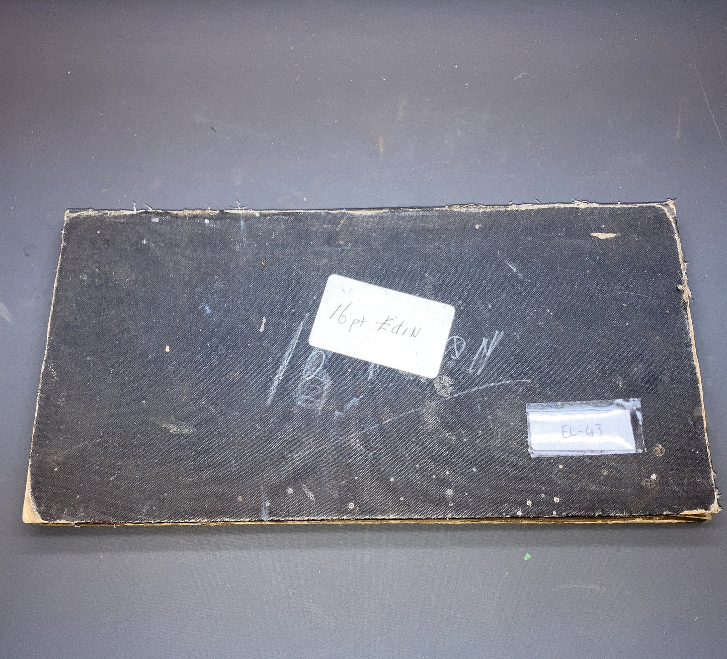 Brass Type - 16pt Edinburgh