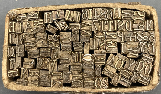 Brass Type - 12.5pt Edinburgh