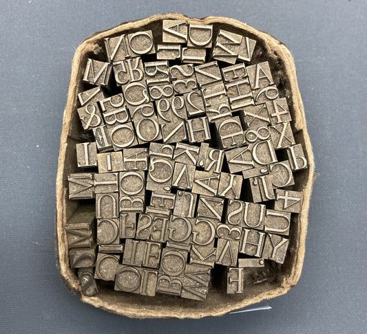 Brass Type - 20pt Edinburgh