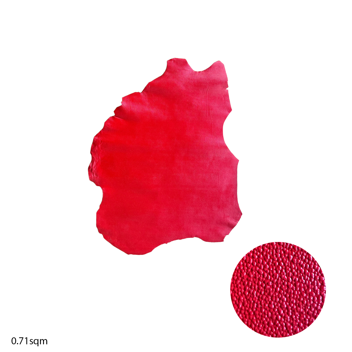 Embossed Pig Skin - Red