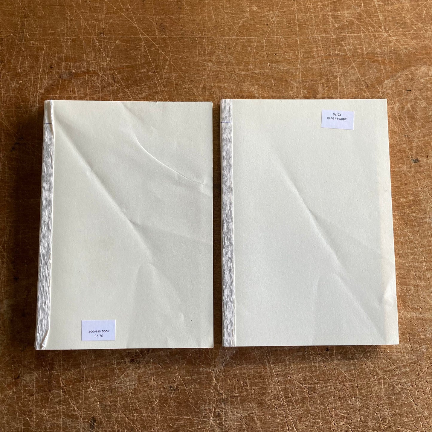 Damaged Address Book Blocks