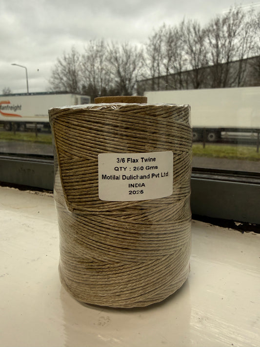 Sample product - Flax Twine 3/6, 250g Cop