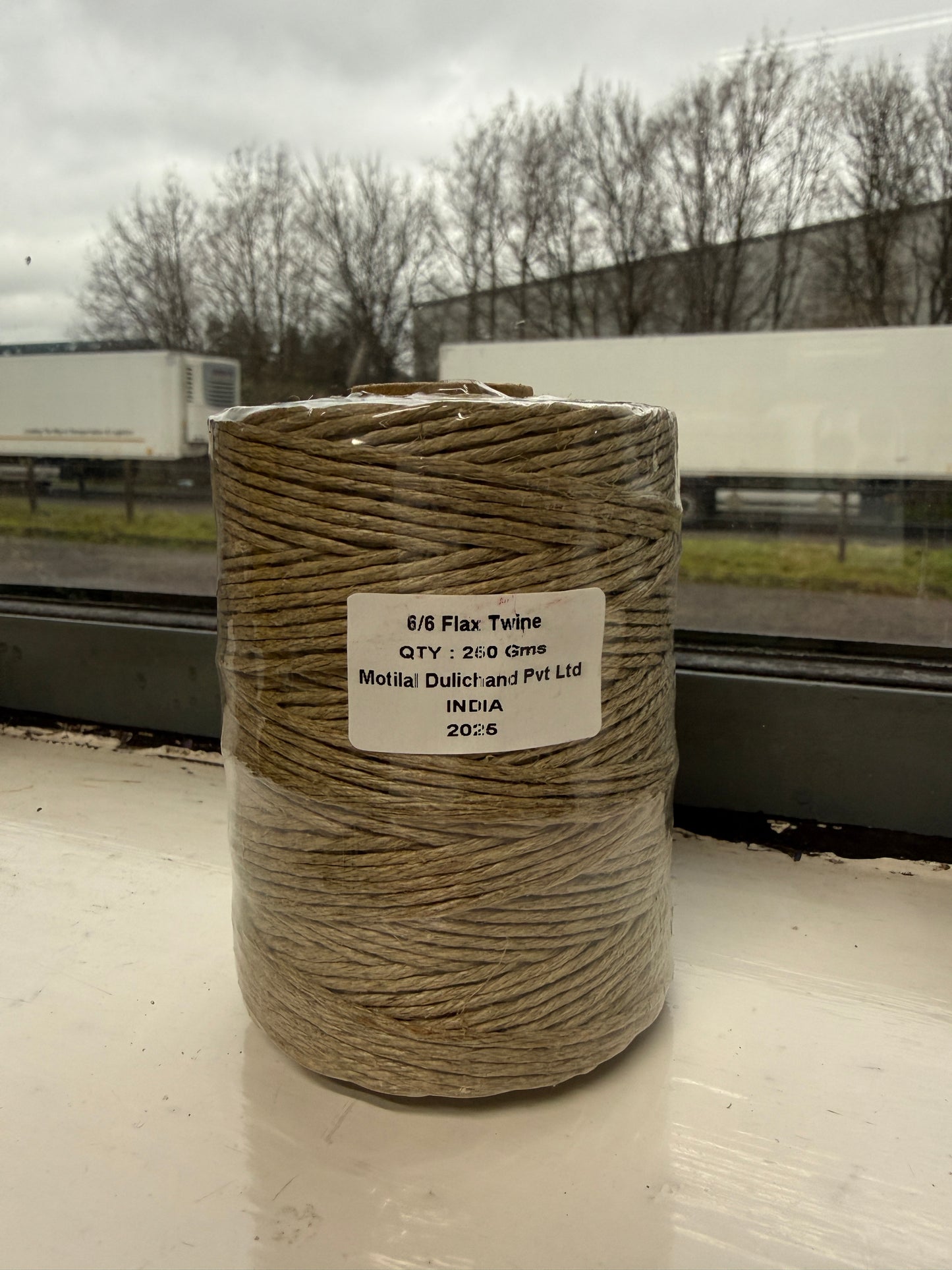 Sample product - Flax Twine 6/6, 250g Cop