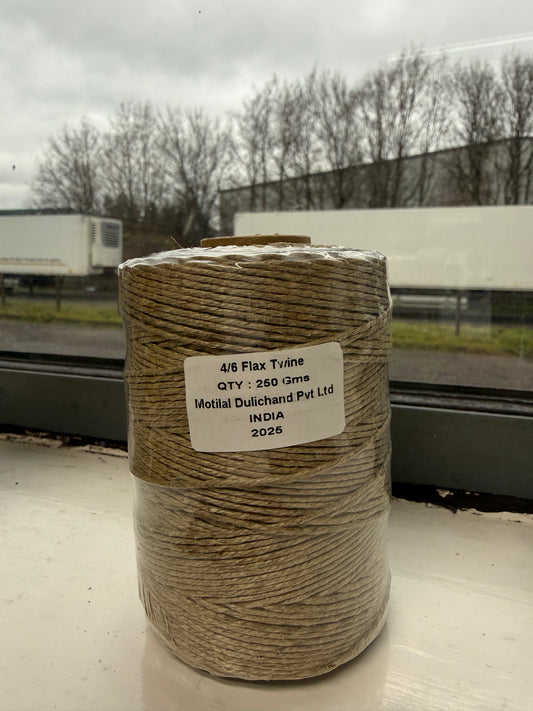 Sample product - Flax Twine 4/6, 250g Cop