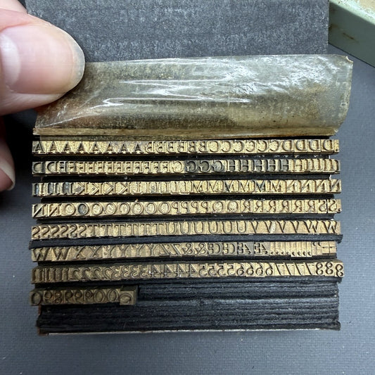 Brass Type - 7pt York