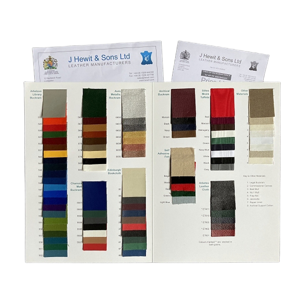 Preoder Cloth Samples Sample Packs – J Hewit & Sons