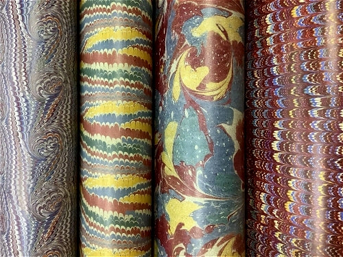 Shepherds Historical Printed Marble Paper