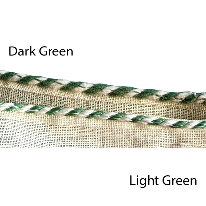 Vintage Corded Headbands - Dark Green